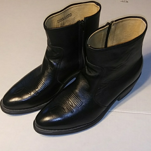 low cut cowboy boots with zipper